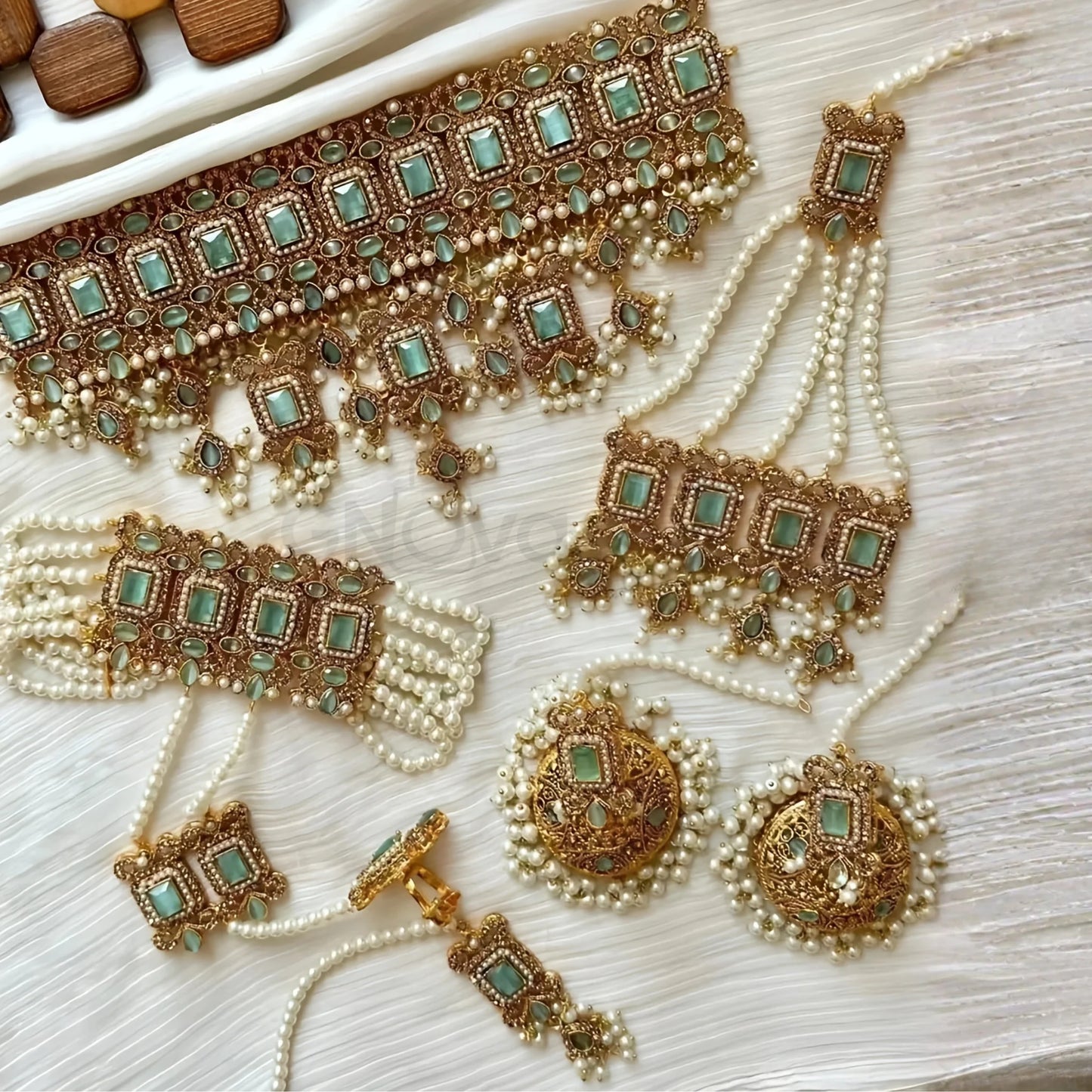 Royal Kundan Bridal Choker Set – Complete Wedding Jewelry Set